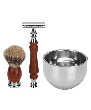 Natudeco Men's Razor Care Set - Premium Manual Shaving Kit with Brush Holder & Replacement Accessories - Perfect Gift for Fathers & Dads - Buy Online on GoSupps.com