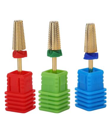 Electric nail drill turned professional nail drill sets for beginners for nails nail skin remover for household nail studio (gold) golden