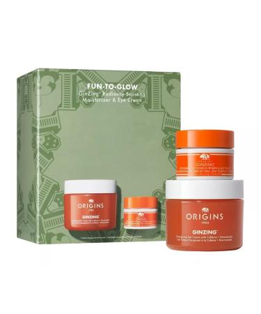 Origins FUN-TO-GLOW GinZing Radiance-Boosting Moisturizer & Eye Cream Set
