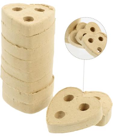 Fomiyes 10-Pack Moxibustion Cake Tools - Perfect Gifts for Friends & Women | Mini Khaki 3x2.8cm | International Shipping Available - Buy Online on GoSupps.com