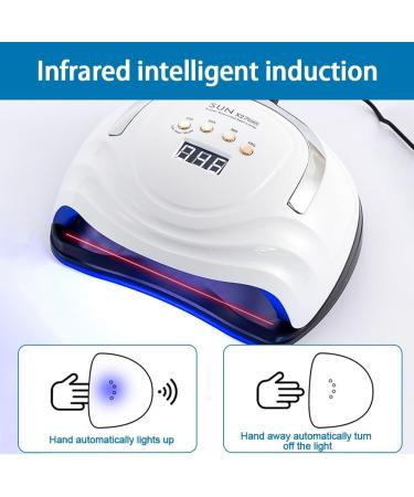 CLIUNT 380W UV Nail Lamp 81 Beads Nail Dryer UV Lamps for Gel Nails Nail Lamp for Gel Polish LED Nail Lamp with Automatic Sensor&4 Timer Setting Home and Salon Use - Buy Online on GoSupps.com