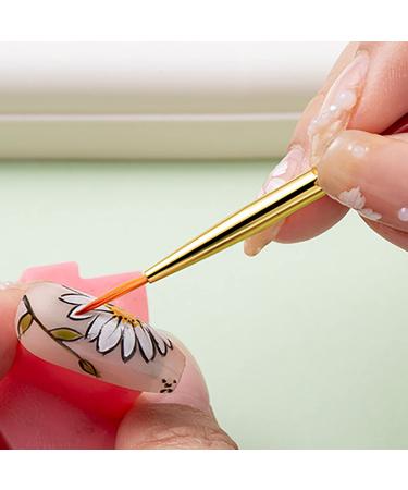 WOKOTO 5 Pcs Red Nail Art Brushes Set - Acrylic, Gel Polish & Ombre Design Kit - Buy Online on GoSupps.com