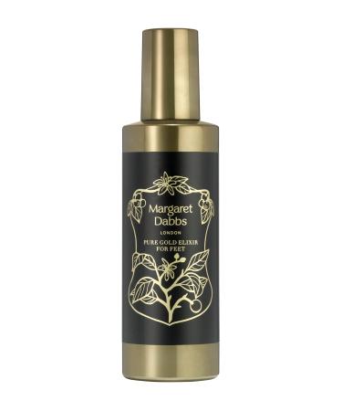 Margaret Dabbs Pure Gold Elixir Lotion for Feet Infused with Colloidal Gold for Dry Irritated and Ageing Skin 200ml