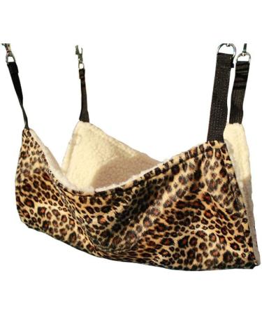 OCSOSO Cat Hammock - Soft Hanging Bed for Kitten, Ferret, Puppy - L1 Leopard - Buy Online on GoSupps.com