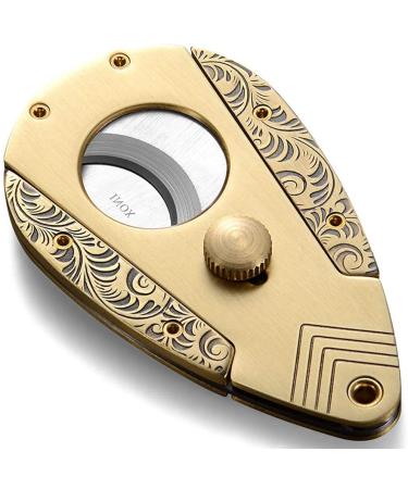 Cigar Cutter Accessories Cigar s Portable Sliding Switch Sharp Blade Thickened Krupp Metal Stainless Steel Cigar Scissors (Color : C) (Color : B)