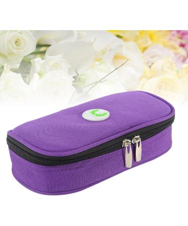 Healifty Insulin Cooler Bag - Portable Purple Travel Storage for Camping - Ice Organizer for Diabetes Care - Buy Online on GoSupps.com