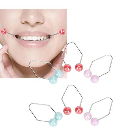 Dimple Maker 3 Pairs Dimple Makers for Cheeks Facial Muscle Training Piercing Frees Painless Alloy Dimple Maker Balls - Buy Online on GoSupps.com