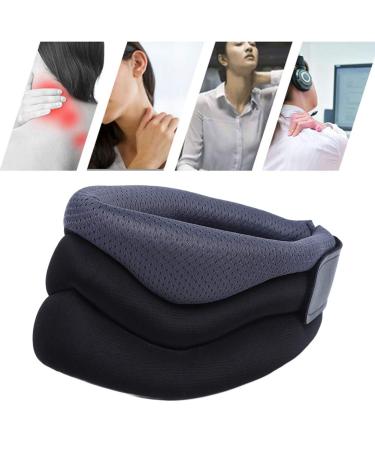 Neck Traction Device Cervical Appliance Neck Protection Corrector Neck support for the alignment of the spine and the relief of chronic neck pain. (Gray)