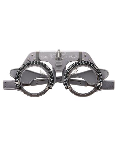 Ktrok Montatura di Prova Regolabile Ottica in Titanio PURO PD 54-70mm Tempie E Naselli Regolabili Per Ottico di Optometria Oculare di Prova in Titanio
