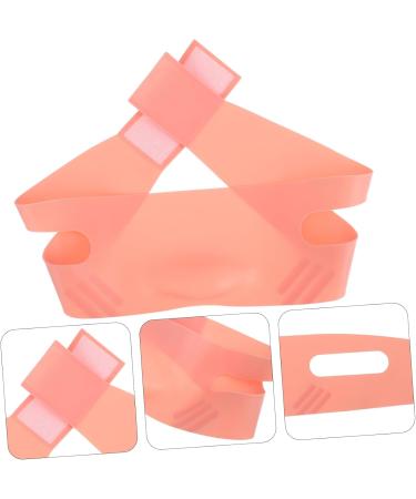 Ipetboom Silicone Beauty Women Bandages Broom Stick Witch Sign Facial Slimming Strap Lift V-line Belt V Thin Silica Gel Pink Line Ribbon Shaping Small Powder - Buy Online on GoSupps.com