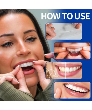 28 Pi ces Blanchiment Dentaire whitening strips Saveur menthe Bandes de Blanchiment Instantan white bande blanchissante Douces pour les Dents Aide Eliminer Caf Soda vin Tache - Buy Online on GoSupps.com