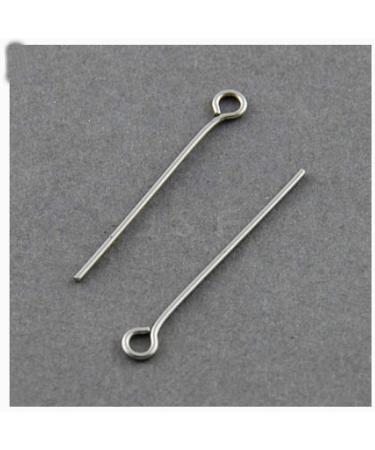 200pcs Adabele 304 Grade Surgical Stainless Steel 30mm Eye Pins for Jewelry Making - Hypoallergenic & Durable - Buy Online on GoSupps.com