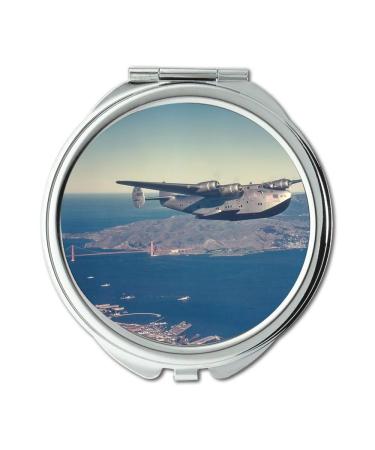 YENDOSTEEN vintage aircraft Mirror makeup mirror scotch fur fighter refill sheets pocket mirror portable mirror