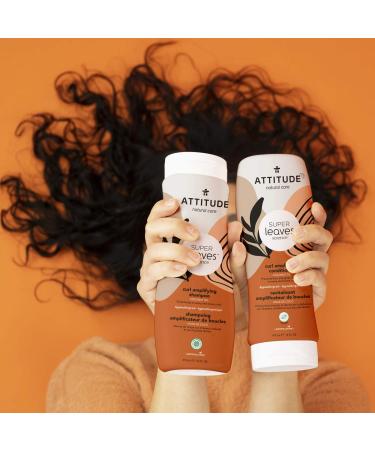 ATTITUDE Wavy & Curly Hair Shampoo - Vegan & Cruelty-Free - Peach & Vanilla - 16 Fl Oz - Buy Online on GoSupps.com