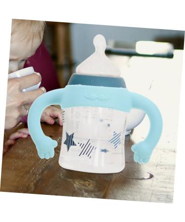 ifundom 2pcs Bottle Handle Bottle Grip Silicone Bottle Grip Handle Bottle Grip Bottle Grip Newborn Bottle Grip Milk Bottle Child Feeding Bottle 14.00X5.00X5.00CM Sky-blue - Buy Online on GoSupps.com