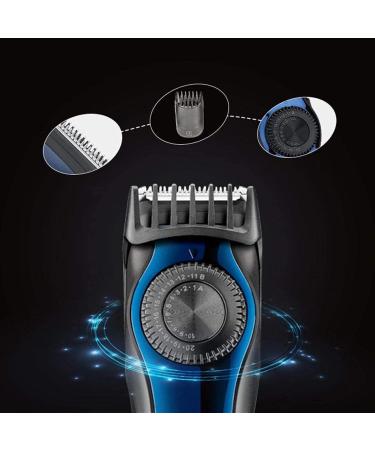 Professional Cordless Hair Clippers for Men - IPX6 Waterproof Titanium & Ceramic Blades 20 Speed Settings LCD Display - Perfect for Barbers & Home Use - Buy Online on GoSupps.com
