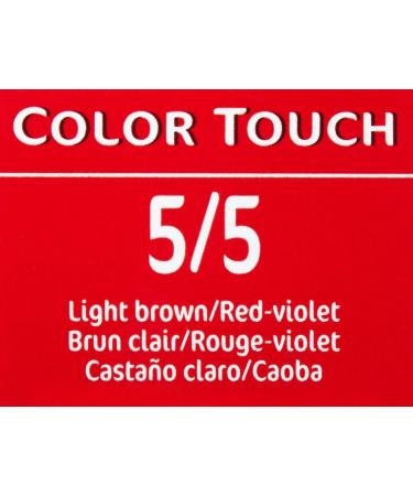 Wella Color Touch 5/5 Light Brown Red Violet 2 oz - Buy Online on GoSupps.com