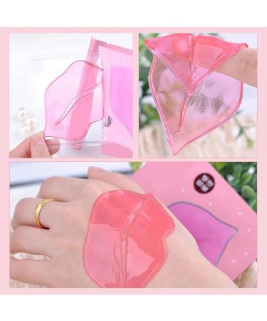 Eakroo Collagen Crystal Pink Lip Masks - 30 Pairs for Moisturizing Exfoliating and Plumping Dry Cracked Lips | Effective Lip Care Gel Pads - Buy Online on GoSupps.com