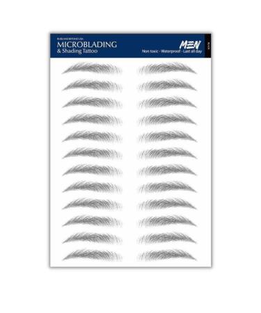 Bliss and Beyond USA | Men Waterproof Eyebrow Tattoo Stickers - Real Hair Stroke Look for Hair Replacement & Loss Solution - Buy Online on GoSupps.com