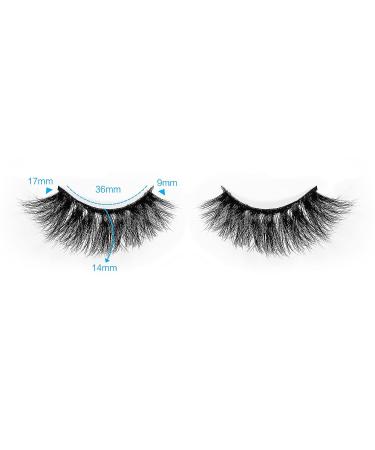 Huapan 4D Mink Eyelashes - 100% Natural and Dramatic Lashes for Fashion, Wedding, and Everyday | D625 - Buy Online on GoSupps.com