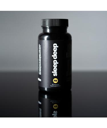 Numan Sleep Deep - Natural Melatonin Sources for Deep Sleep & Stress Relief - 60 Vegan Capsules - Made in UK - Buy Online on GoSupps.com