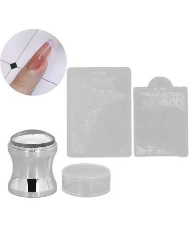 Nail Art Stamper Strong Adsorption Force Easy Transfer Soft Portable Nail Stamping Tool for Nail Salon for Home - Buy Online on GoSupps.com