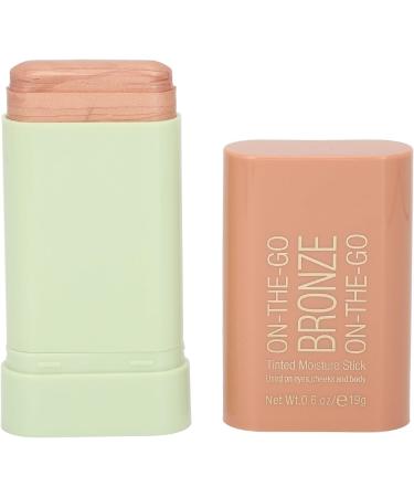 Matte Bronzer Stick Long Lasting Cream Contour Sticks Look Compact Easy To Apply for Daily Makeup (2#Soft Glow) - Buy Online on GoSupps.com