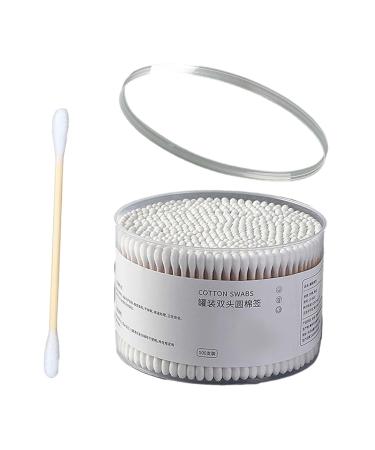 Perfeclan 500 Cotton Swabs - Double-Headed Cleaning Sticks for Makeup Ears & Brushes - Round White Bulk Pack - Buy Online on GoSupps.com