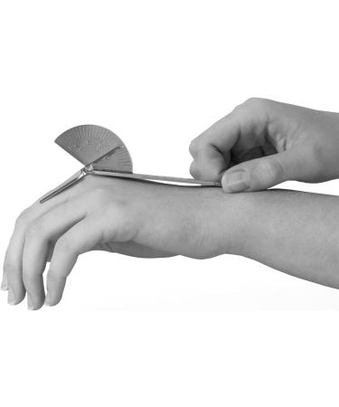 Buy Finger Goniometer 0-180 | Stainless Steel | 14.5 cm Length | Accurate Joint Measurement Tool | International Shipping - Buy Online on GoSupps.com