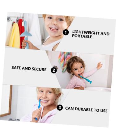 Frcolor 1 Set Children's Toothbrush - Baby Training Toothbrush for Infant & Kids | Milk Teeth Cleaning Accessories - Buy Online on GoSupps.com