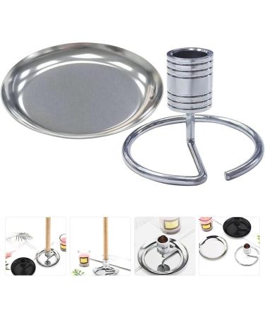 Gleavi 5 Sets MOXA Seat Storage Base | Stainless Steel Moxa Stick Holder & Burning Frame | 10x10cm | Premium Metal Bracket - International Shipping Available - Buy Online on GoSupps.com