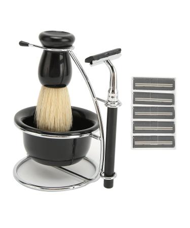 Vomeko 5-in-1 Shaving Set | Complete Shaving Kit with Shell Razor & Brush Holders | Perfect Gift for Father Husband & Friends - Ideal for Birthdays & Valentine's Day - Buy Online on GoSupps.com