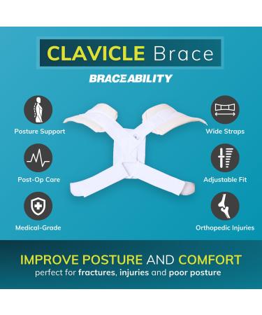 Pediatric Clavicle Fracture Figure-8 Brace for Small Children | XS Collarbone Support - Best Shipping Worldwide - Buy Online on GoSupps.com