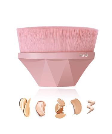 MSQ Flat Top Foundation Brush - Premium Pink Make-Up Brush for Liquid Cream & Concealer Application - Buy Online on GoSupps.com