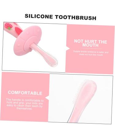 Buy Minkissy 2-Pack Manual Children s Toothbrush - Portable Toddler Baby Care Caricature Design Ideal Travel Accessories - Buy Online on GoSupps.com