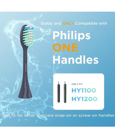 Midnight Navy Blue Replacement Toothbrush Heads compatible with Philips One Sonicare - Buy Online on GoSupps.com