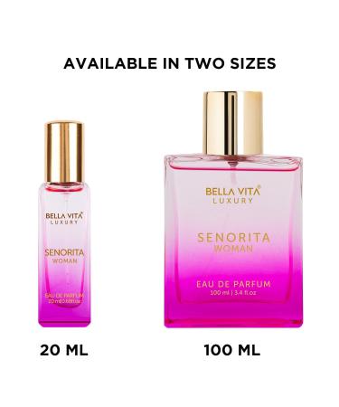 Woma.n Eau De Parfum Gift Set 4x20 ml for Women with Date Senorita Glam Rose Perfume|Floral Fruity Long Lasting EDP Fragrance Scent - Buy Online on GoSupps.com