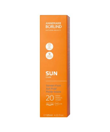 Annemarie B rlind Sun Care Sonnen-Fluid LSF 20 (125 ml) - Vegan UV Protection & Intensive Moisture for Safe Sun Exposure - Buy Online on GoSupps.com