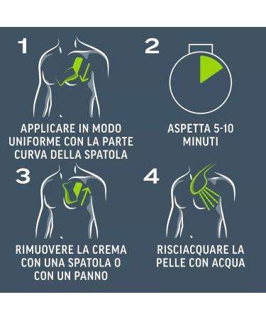2 x Veet For Men hair removal cream for sensitive skin with spatula for use 2 bottles of 200 ml 2 hair removal creams for sensitive skin - Buy Online on GoSupps.com