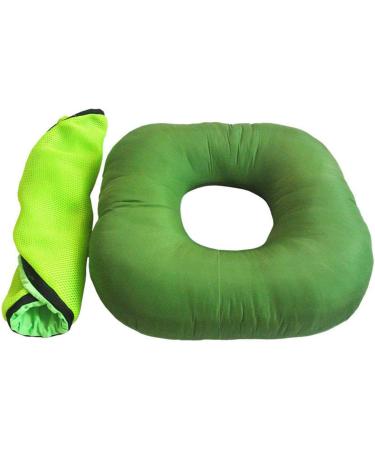 Buy Donut Cushion Seat - Portable Waterproof Pad for Hemorrhoid & Tailbone Pain Relief | Medium Green - Perfect for Wheelchair & Pressure Sores - Buy Online on GoSupps.com