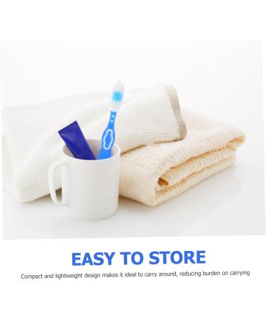WOONEKY 10 ST Prison Toothbrush - Soft Bristle Mini Toothbrushes for Travel & Safety | Portable Nylon Accessories - Buy Online on GoSupps.com