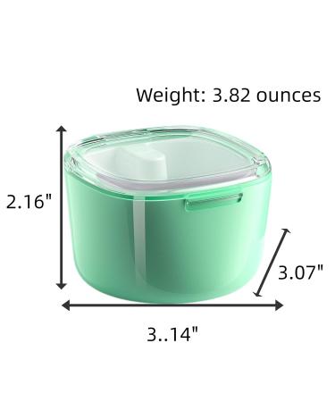 Denture Storage Box - Portable Immersion Box for Elderly Retainer & Invisible Braces Cleaning - Green - Buy Online on GoSupps.com