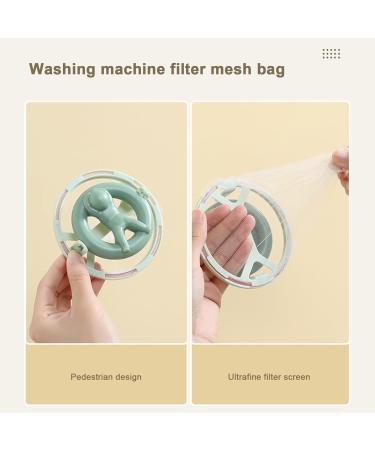 Hair Filter for Washing Machine Catcher Bag Floating Lint Remover Laundry Ball Pet 1 Set Cleaning Green - Buy Online on GoSupps.com