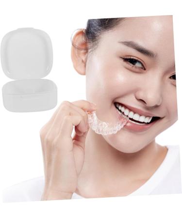 Buy Sewoart Prosthesis Storage Box - Compact Holder for Dentures & Artificial Teeth Durable White Container (8.00x7.70x3.50cm) | International Shipping Available - Buy Online on GoSupps.com