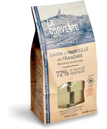 La Corvette Cosmos Natural Marseiller Soap in Loose Contour 1 kg (10 x 100 g) - Buy Online on GoSupps.com