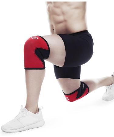 Rehband Knee Sleeve - 5mm Neoprene Knee Support for CrossFit & Heavy Training - Unisex XL Red - Multiple Colors & Sizes Available - Buy Online on GoSupps.com