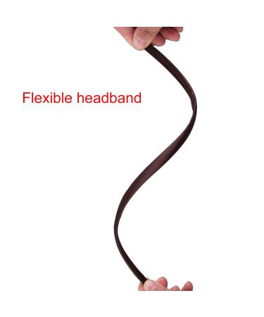 Duufin 50 Pack Colorful Satin Headbands for Girls & Women - DIY 1cm & 25 Colors - Buy Online on GoSupps.com