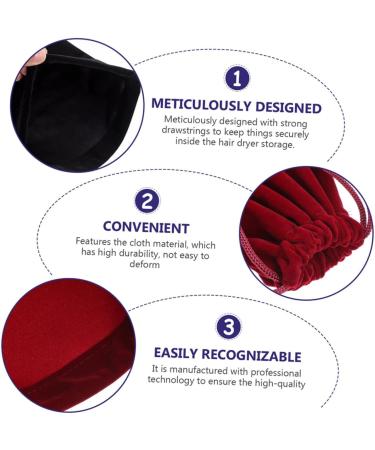 FRCOLOR 20 Pcs Storage Bag Make up Bag Organizer Bag Cosmetic Bags Hair Dryer Drawstring Bags Anti-scratch - Buy Online on GoSupps.com