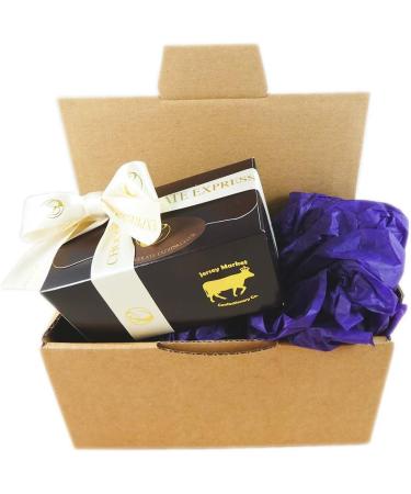 Rum Fudge Gift Box: 10 Handmade Creamy Rum Flavoured Fudge Pieces With Juicy Raisins. Gluten Free Fudge. - Buy Online on GoSupps.com