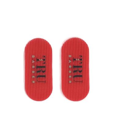 TRU Barber Hair Grippers 3 Colors Bundle Pack - 6 PCS for Men and Women | Salon and Barber Hair Clips for Styling Hair | BlackRedBlack - Buy Online on GoSupps.com